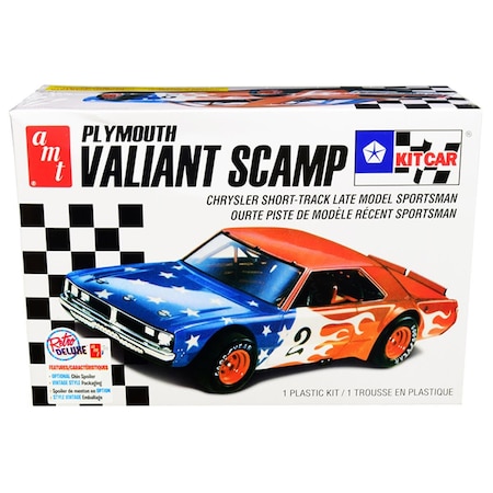 Amt Skill 2 Model Kit Plymouth Valiant Scamp Kit Car 1 by 25 Scale Model AMT1171M